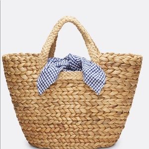 Draper James straw purse